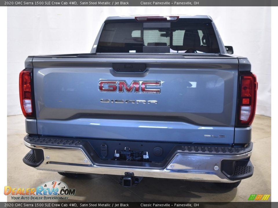 2020 GMC Sierra 1500 SLE Crew Cab 4WD Satin Steel Metallic / Jet Black Photo #3