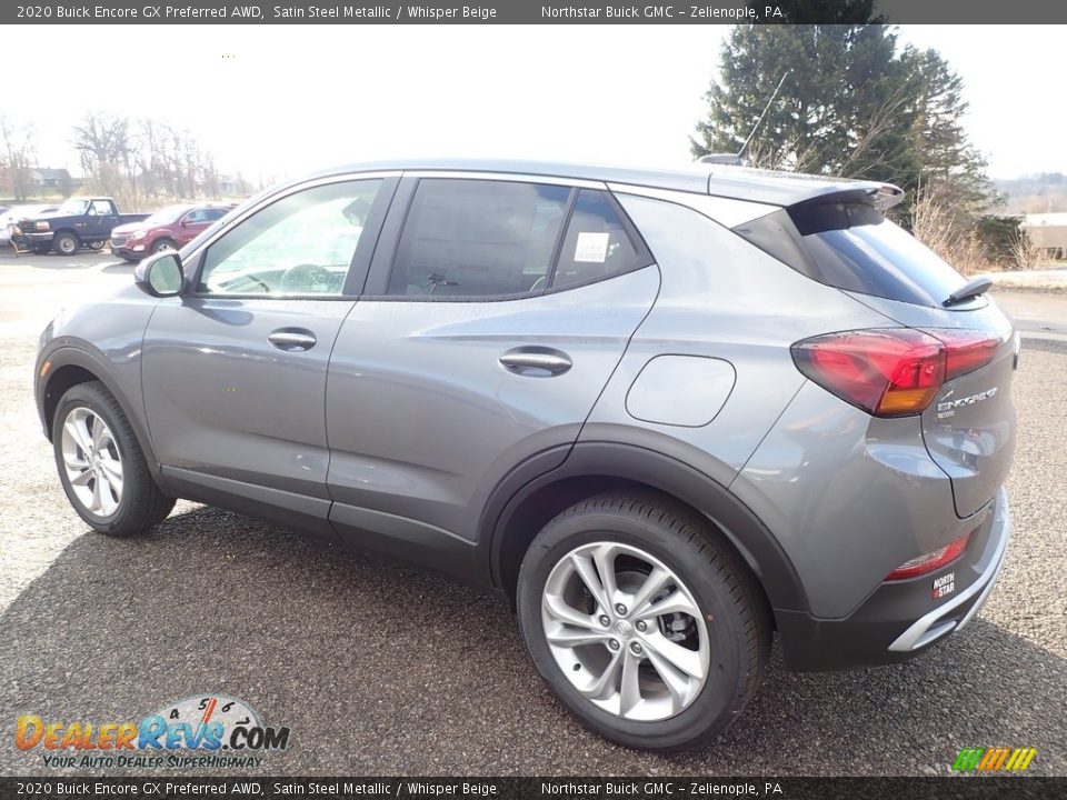 2020 Buick Encore GX Preferred AWD Satin Steel Metallic / Whisper Beige Photo #8