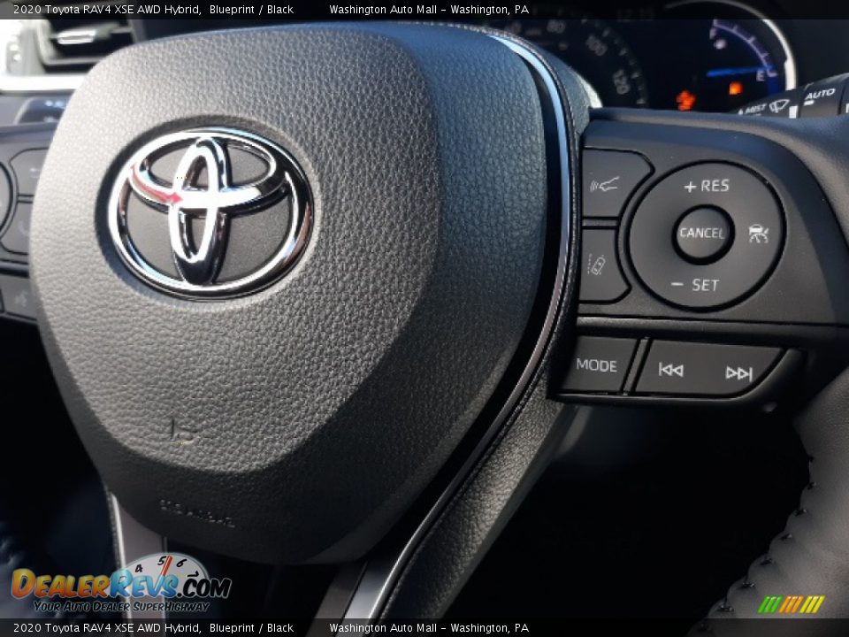 2020 Toyota RAV4 XSE AWD Hybrid Blueprint / Black Photo #6