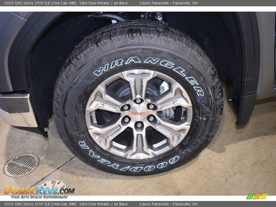 2020 GMC Sierra 1500 SLE Crew Cab 4WD Satin Steel Metallic / Jet Black Photo #5