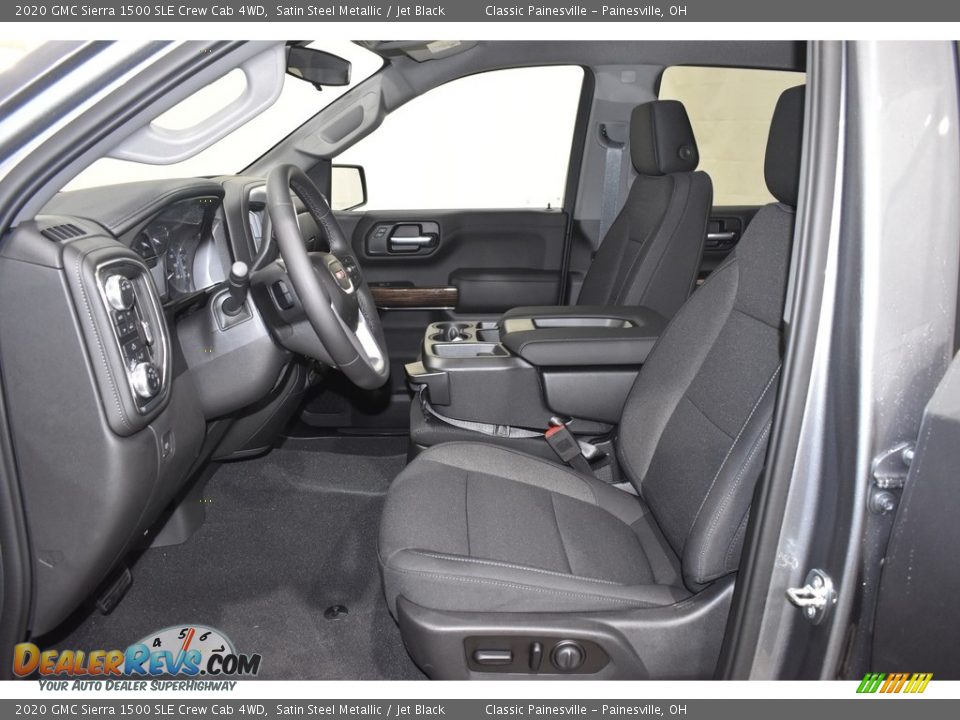 2020 GMC Sierra 1500 SLE Crew Cab 4WD Satin Steel Metallic / Jet Black Photo #6