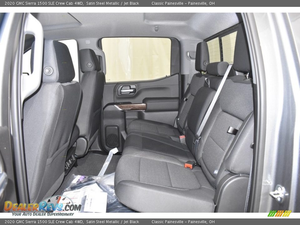 2020 GMC Sierra 1500 SLE Crew Cab 4WD Satin Steel Metallic / Jet Black Photo #7