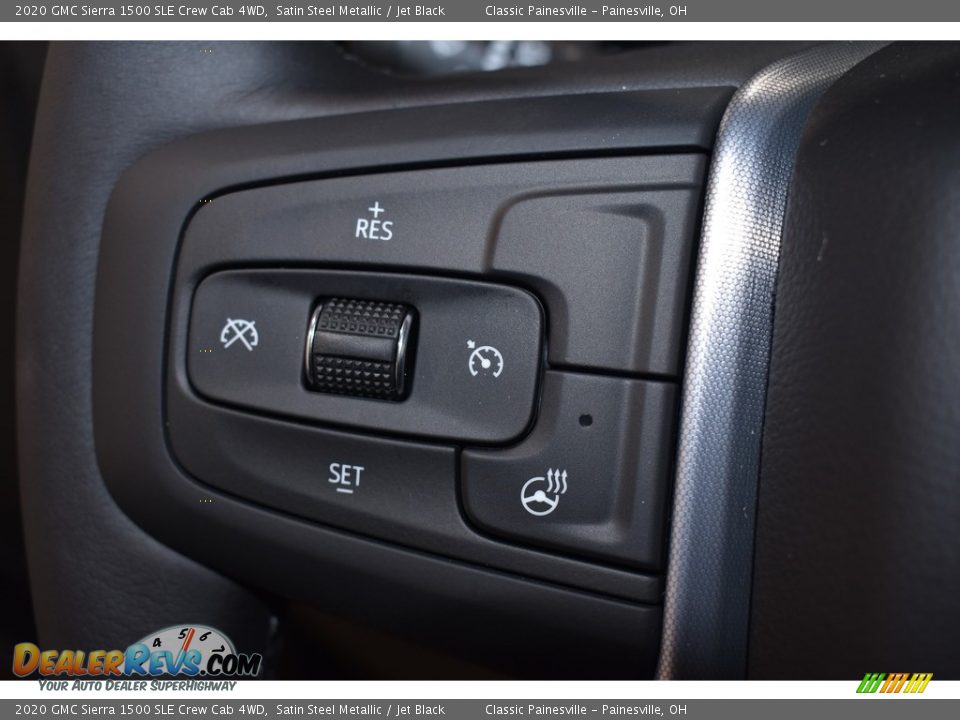 2020 GMC Sierra 1500 SLE Crew Cab 4WD Satin Steel Metallic / Jet Black Photo #9
