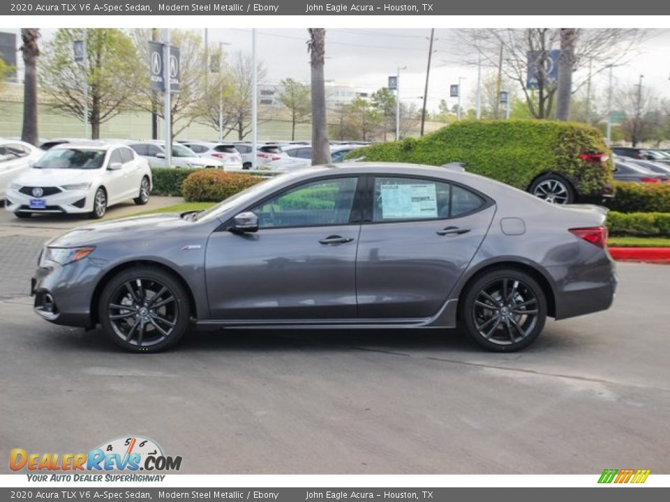 2020 Acura TLX V6 A-Spec Sedan Modern Steel Metallic / Ebony Photo #5