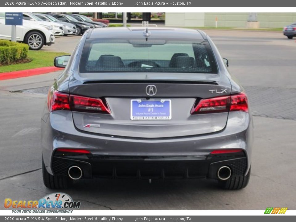 2020 Acura TLX V6 A-Spec Sedan Modern Steel Metallic / Ebony Photo #7