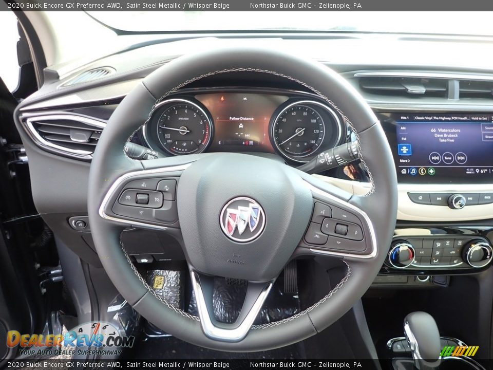 2020 Buick Encore GX Preferred AWD Satin Steel Metallic / Whisper Beige Photo #17