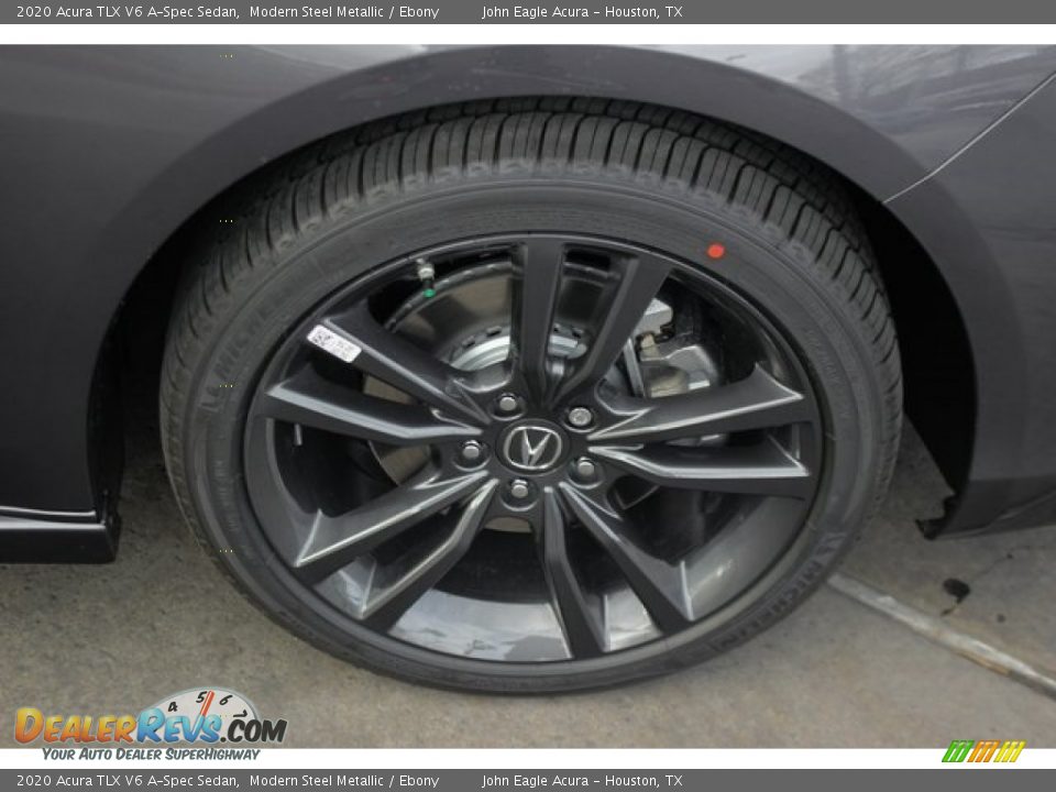 2020 Acura TLX V6 A-Spec Sedan Modern Steel Metallic / Ebony Photo #11
