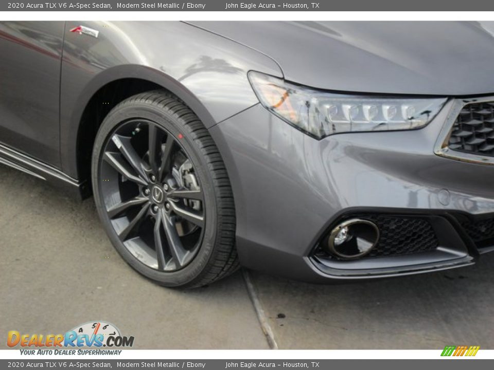 2020 Acura TLX V6 A-Spec Sedan Modern Steel Metallic / Ebony Photo #13