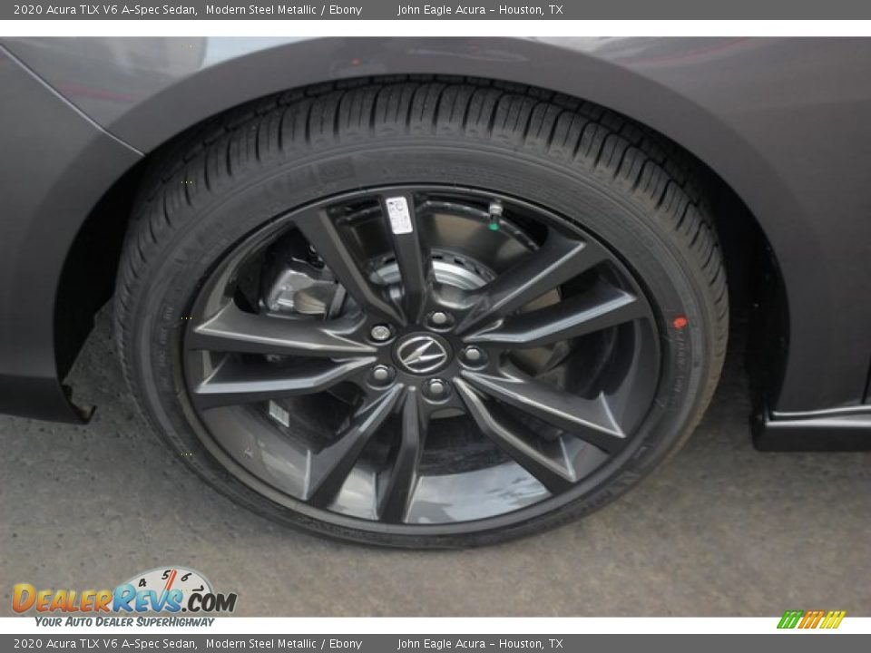 2020 Acura TLX V6 A-Spec Sedan Modern Steel Metallic / Ebony Photo #15