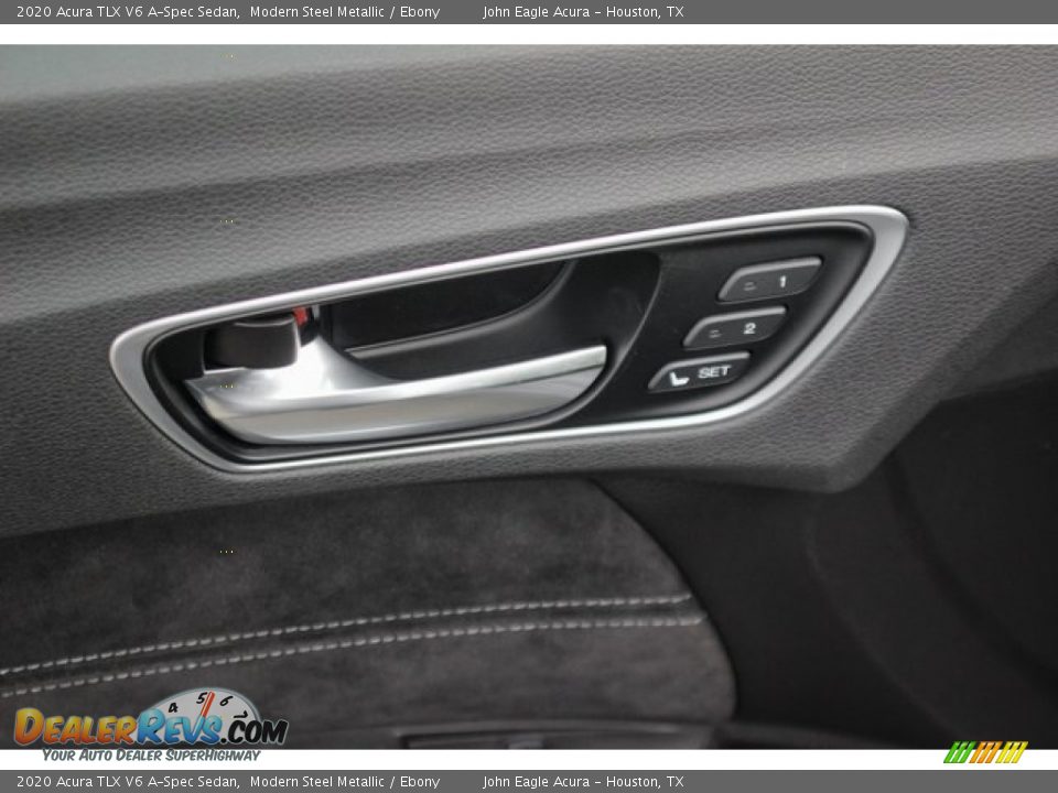 2020 Acura TLX V6 A-Spec Sedan Modern Steel Metallic / Ebony Photo #16