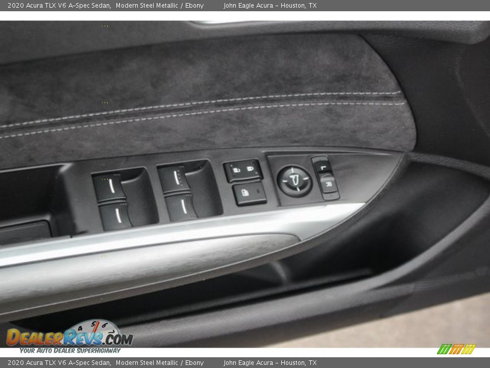 2020 Acura TLX V6 A-Spec Sedan Modern Steel Metallic / Ebony Photo #17
