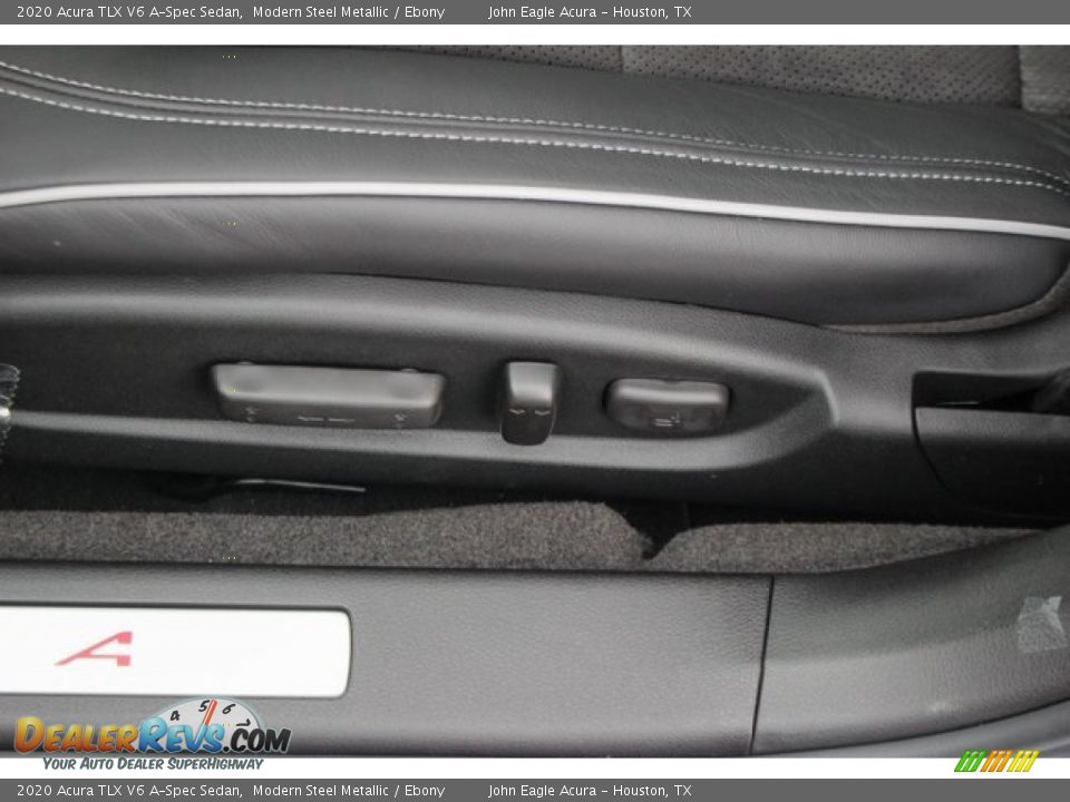 2020 Acura TLX V6 A-Spec Sedan Modern Steel Metallic / Ebony Photo #18