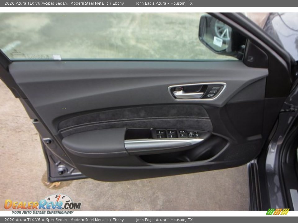 2020 Acura TLX V6 A-Spec Sedan Modern Steel Metallic / Ebony Photo #20