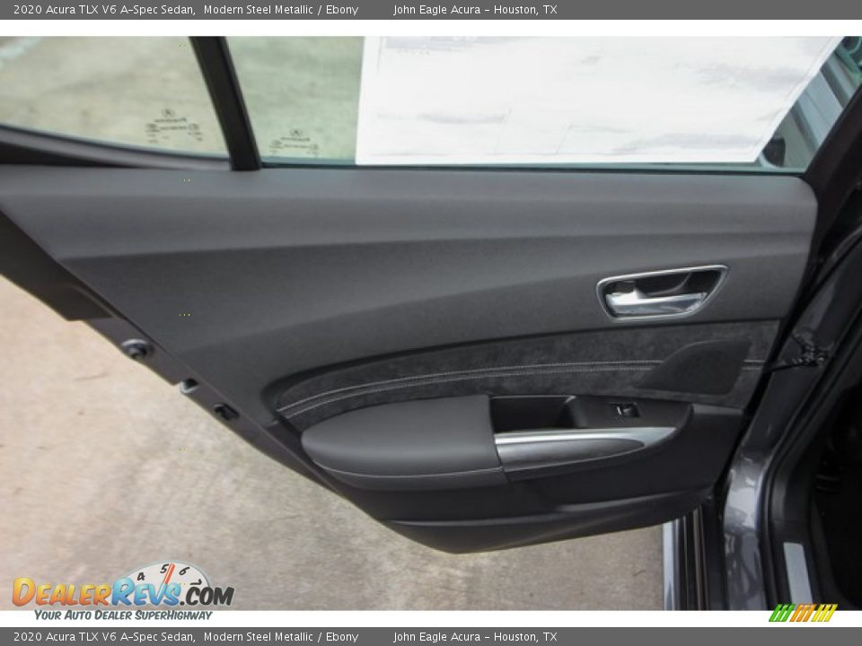 2020 Acura TLX V6 A-Spec Sedan Modern Steel Metallic / Ebony Photo #22