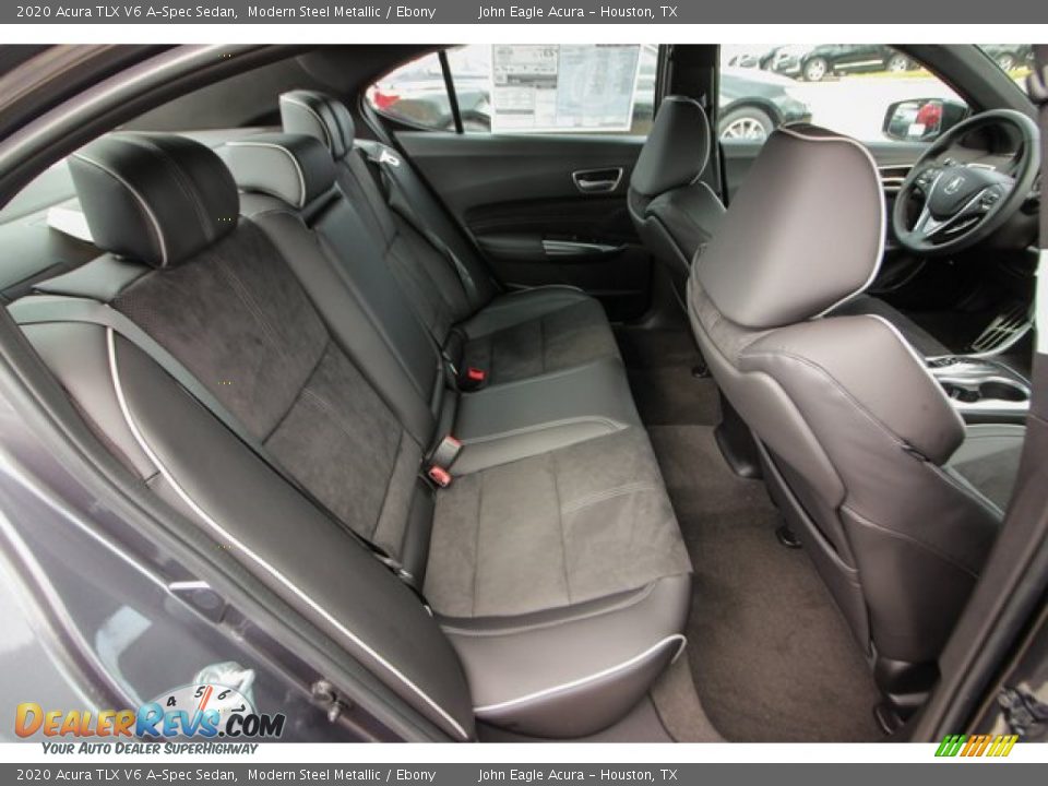 2020 Acura TLX V6 A-Spec Sedan Modern Steel Metallic / Ebony Photo #26