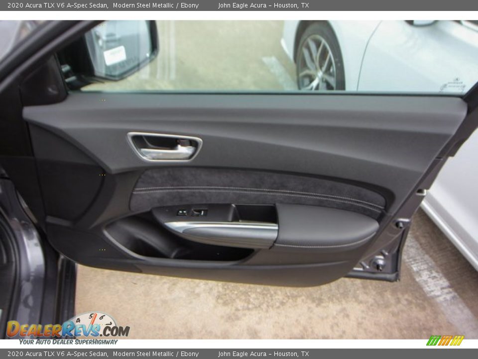 2020 Acura TLX V6 A-Spec Sedan Modern Steel Metallic / Ebony Photo #27