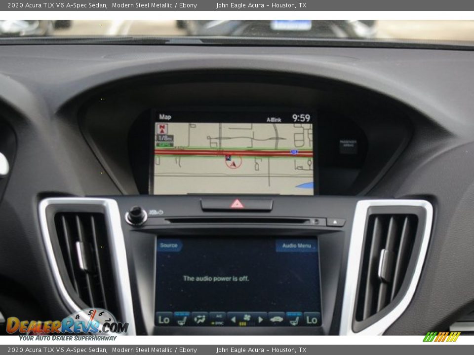 2020 Acura TLX V6 A-Spec Sedan Modern Steel Metallic / Ebony Photo #32
