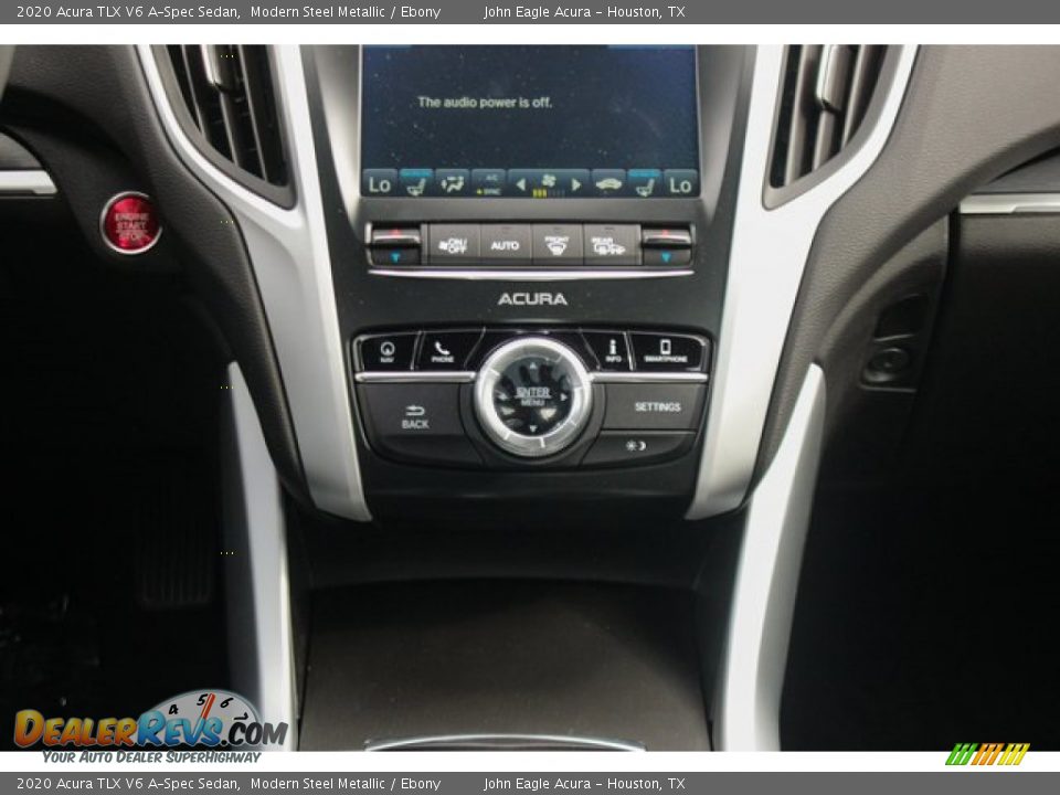 2020 Acura TLX V6 A-Spec Sedan Modern Steel Metallic / Ebony Photo #34