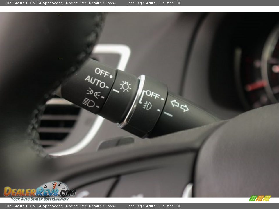 2020 Acura TLX V6 A-Spec Sedan Modern Steel Metallic / Ebony Photo #36
