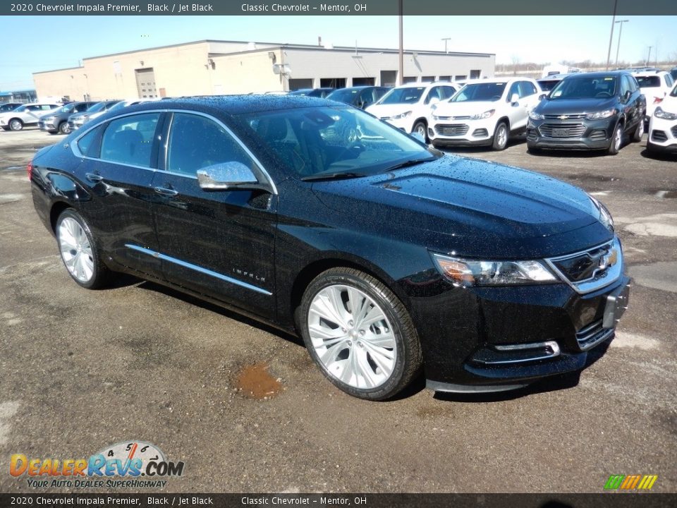 2020 Chevrolet Impala Premier Black / Jet Black Photo #3