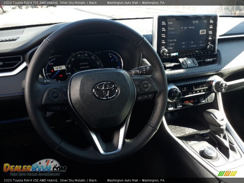 2020 Toyota RAV4 XSE AWD Hybrid Silver Sky Metallic / Black Photo #3