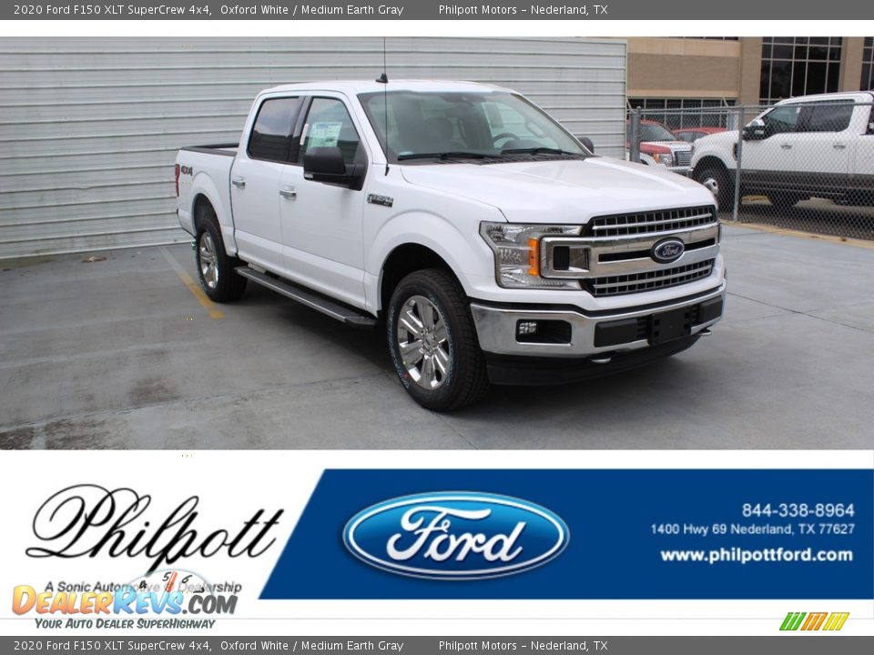 2020 Ford F150 XLT SuperCrew 4x4 Oxford White / Medium Earth Gray Photo #1
