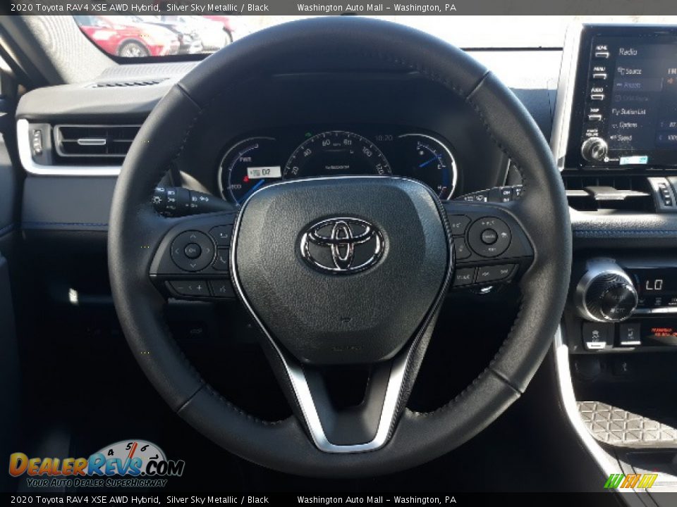 2020 Toyota RAV4 XSE AWD Hybrid Silver Sky Metallic / Black Photo #4