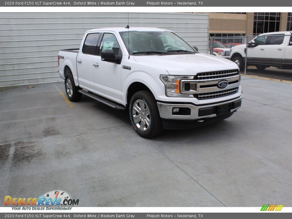 2020 Ford F150 XLT SuperCrew 4x4 Oxford White / Medium Earth Gray Photo #2
