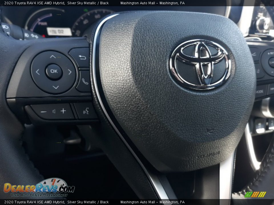 2020 Toyota RAV4 XSE AWD Hybrid Silver Sky Metallic / Black Photo #5