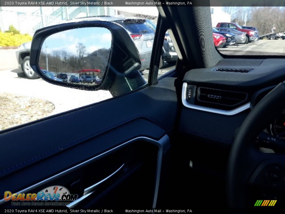 2020 Toyota RAV4 XSE AWD Hybrid Silver Sky Metallic / Black Photo #7