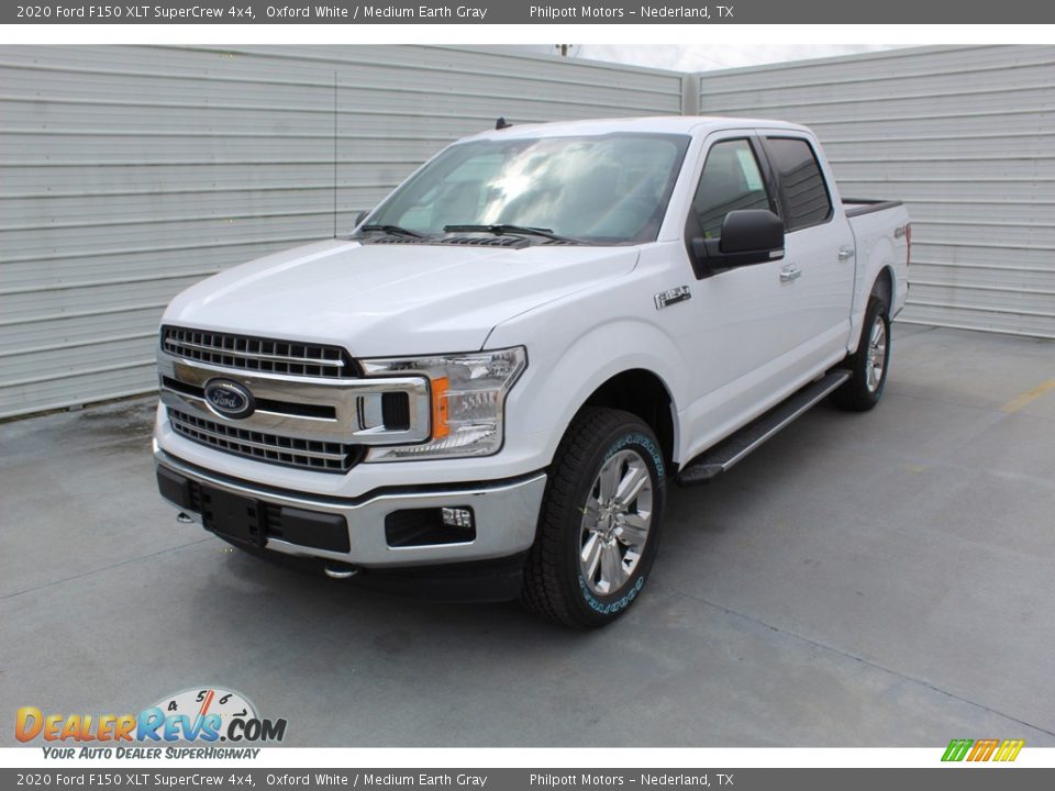2020 Ford F150 XLT SuperCrew 4x4 Oxford White / Medium Earth Gray Photo #4