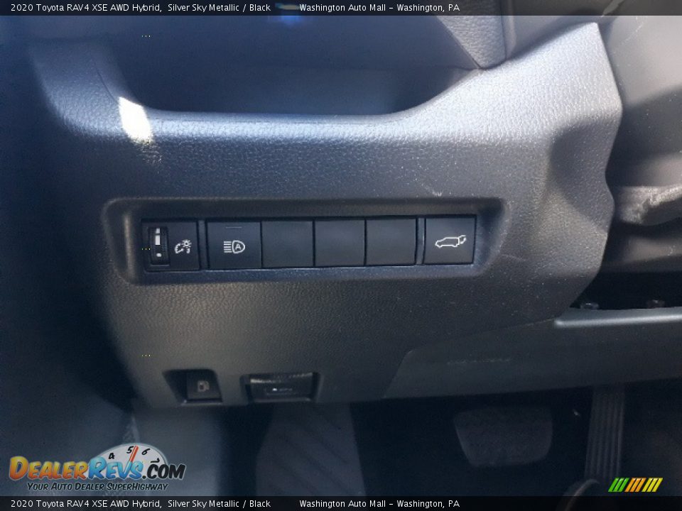 2020 Toyota RAV4 XSE AWD Hybrid Silver Sky Metallic / Black Photo #9
