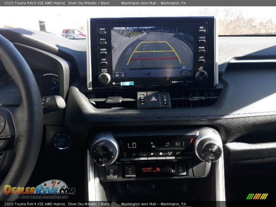 2020 Toyota RAV4 XSE AWD Hybrid Silver Sky Metallic / Black Photo #12