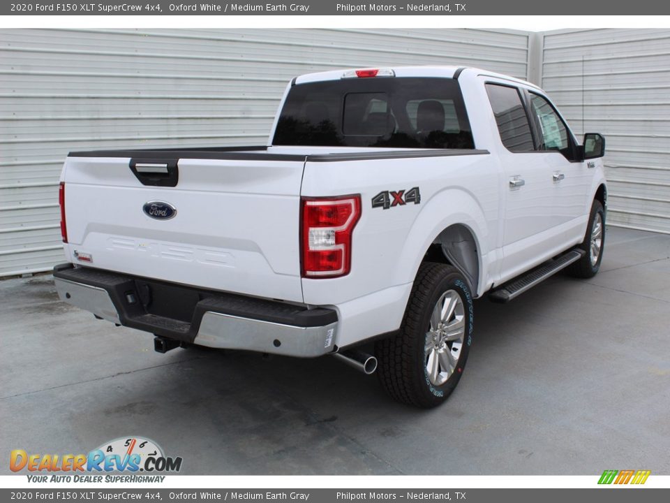 2020 Ford F150 XLT SuperCrew 4x4 Oxford White / Medium Earth Gray Photo #8