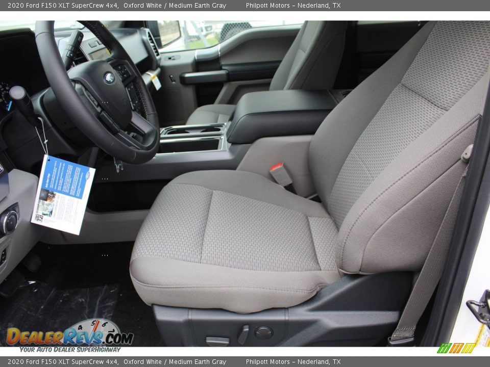 2020 Ford F150 XLT SuperCrew 4x4 Oxford White / Medium Earth Gray Photo #10
