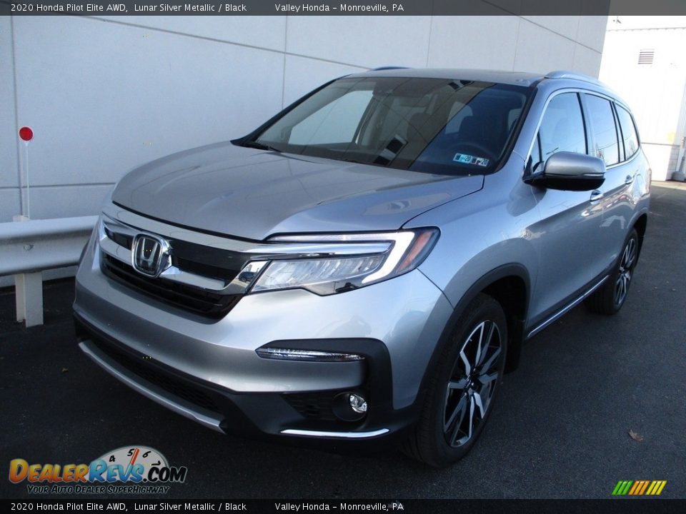 2020 Honda Pilot Elite AWD Lunar Silver Metallic / Black Photo #7