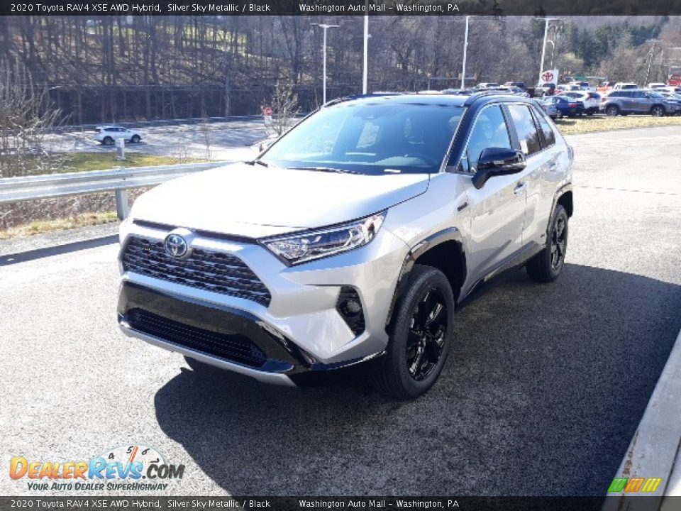 2020 Toyota RAV4 XSE AWD Hybrid Silver Sky Metallic / Black Photo #31