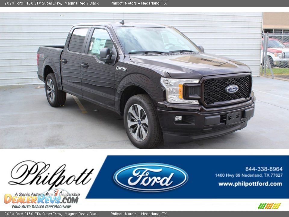 2020 Ford F150 STX SuperCrew Magma Red / Black Photo #1
