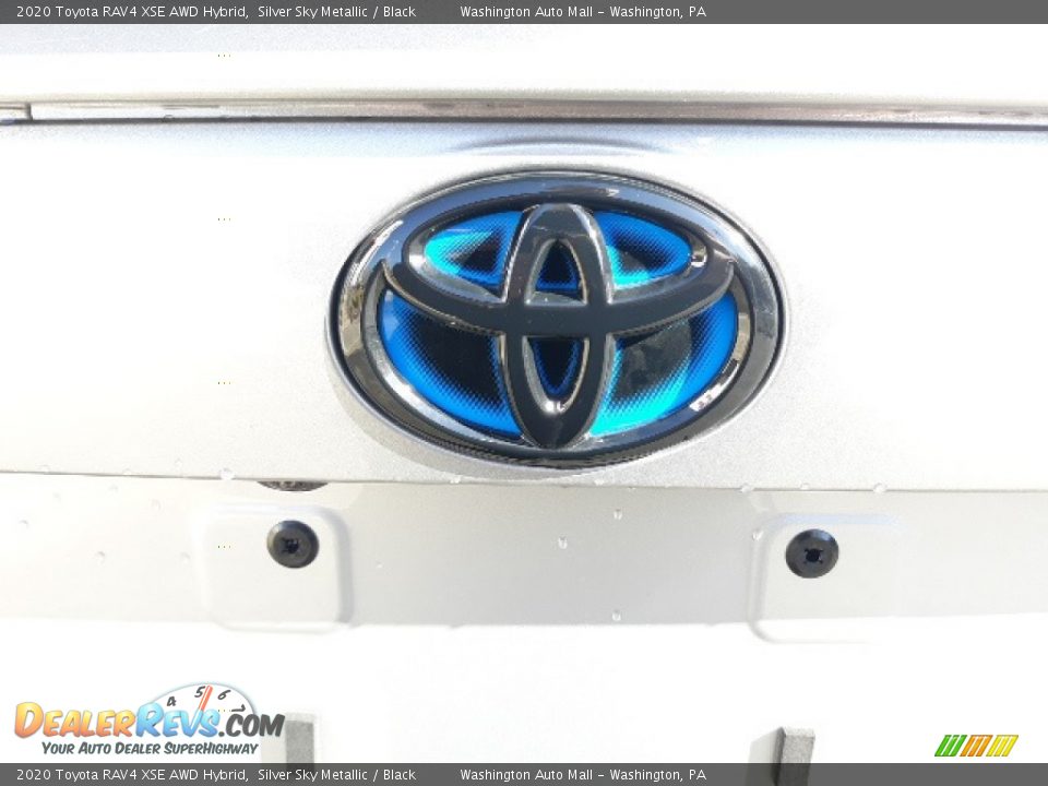 2020 Toyota RAV4 XSE AWD Hybrid Silver Sky Metallic / Black Photo #36