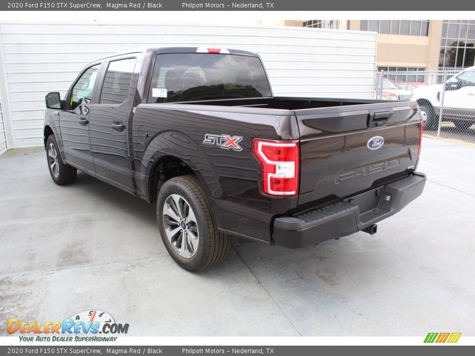 2020 Ford F150 STX SuperCrew Magma Red / Black Photo #6