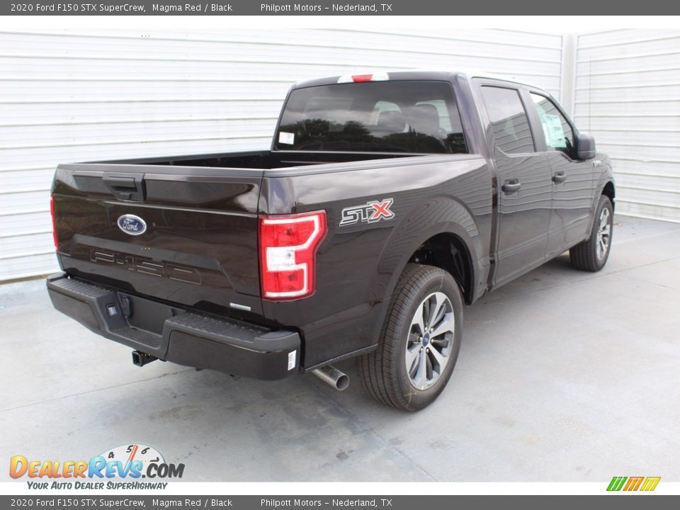 2020 Ford F150 STX SuperCrew Magma Red / Black Photo #8