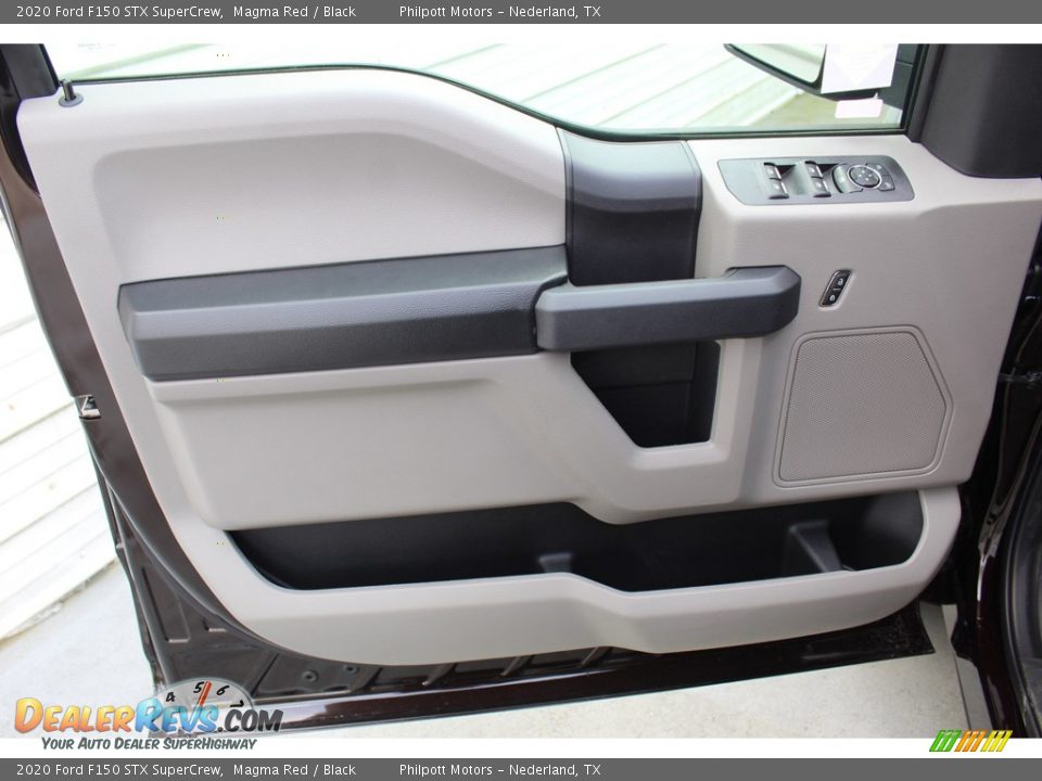 2020 Ford F150 STX SuperCrew Magma Red / Black Photo #9