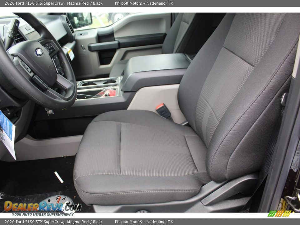 2020 Ford F150 STX SuperCrew Magma Red / Black Photo #10