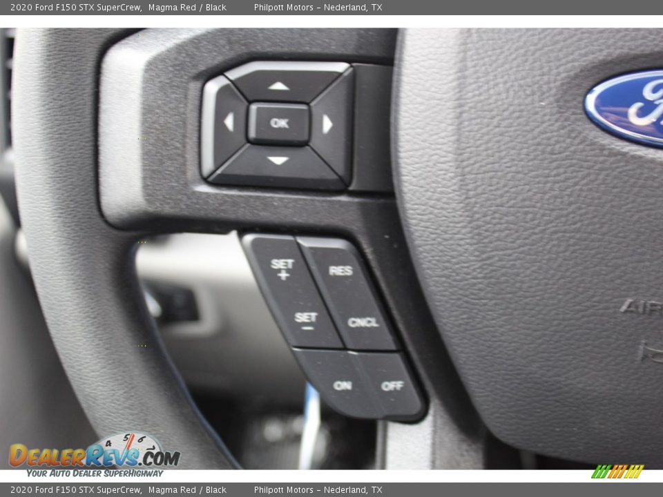 2020 Ford F150 STX SuperCrew Magma Red / Black Photo #11