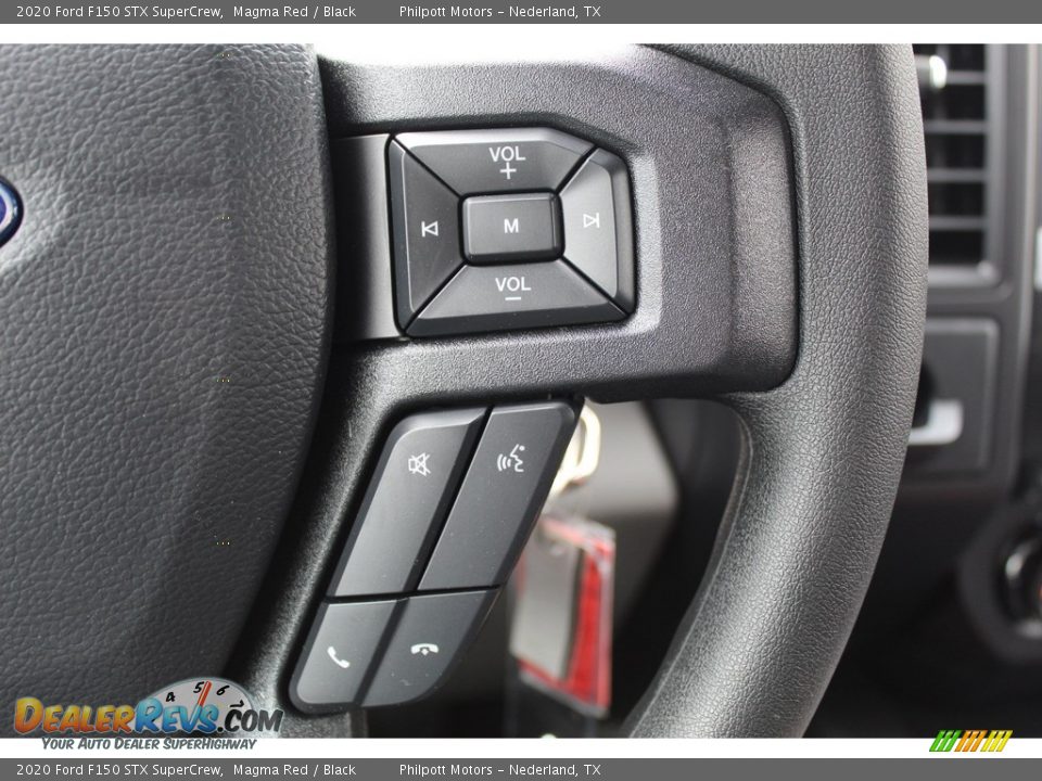 2020 Ford F150 STX SuperCrew Magma Red / Black Photo #12