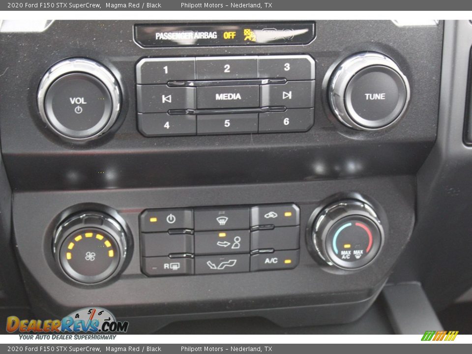 2020 Ford F150 STX SuperCrew Magma Red / Black Photo #16