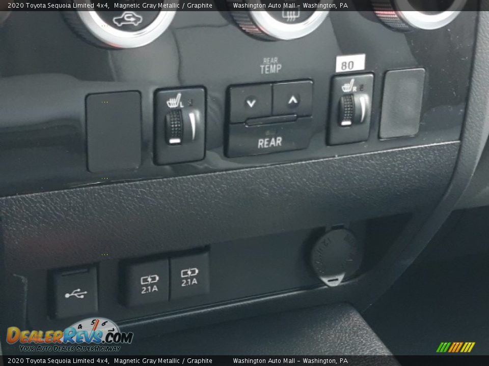 2020 Toyota Sequoia Limited 4x4 Magnetic Gray Metallic / Graphite Photo #14
