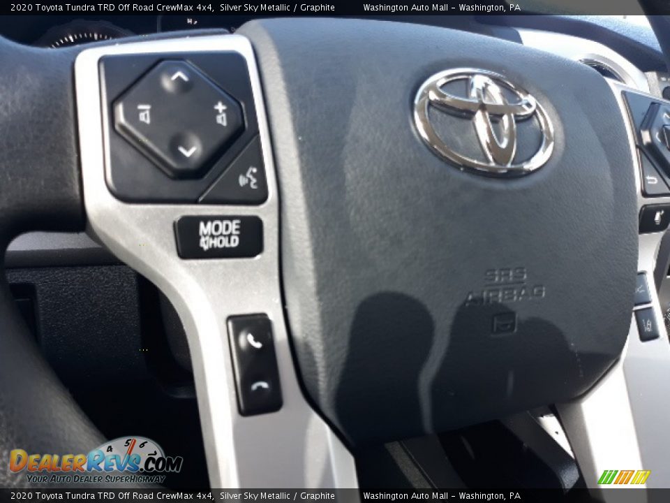 2020 Toyota Tundra TRD Off Road CrewMax 4x4 Silver Sky Metallic / Graphite Photo #5