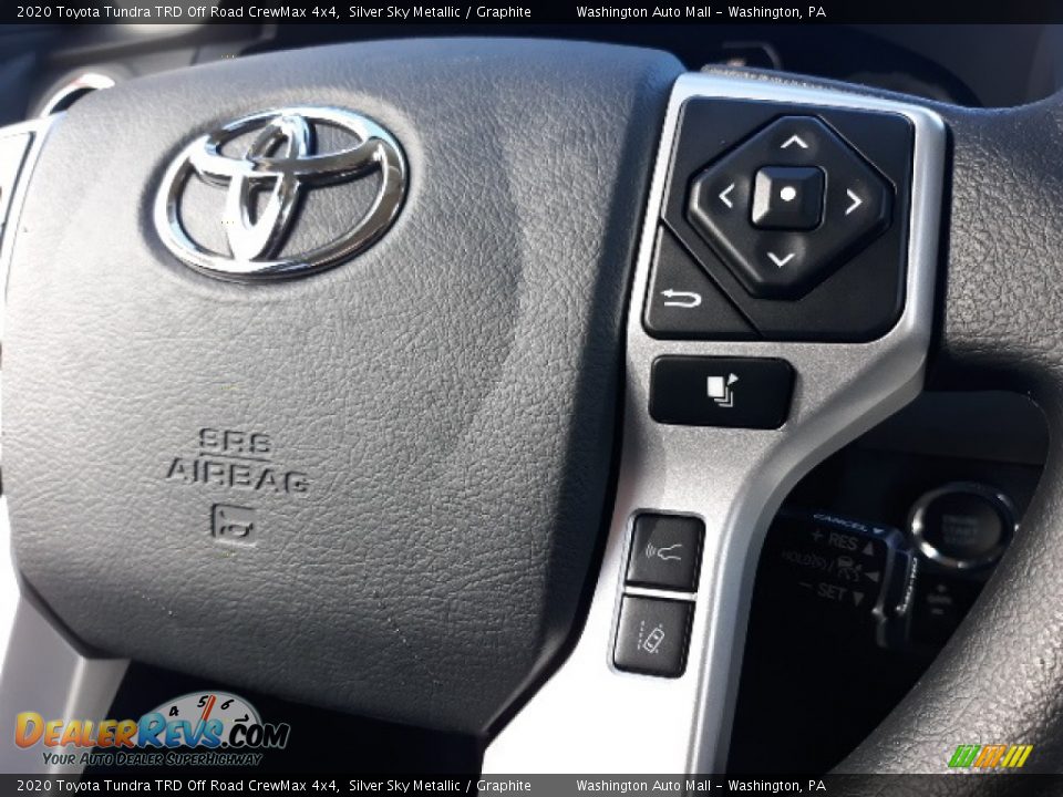 2020 Toyota Tundra TRD Off Road CrewMax 4x4 Silver Sky Metallic / Graphite Photo #6