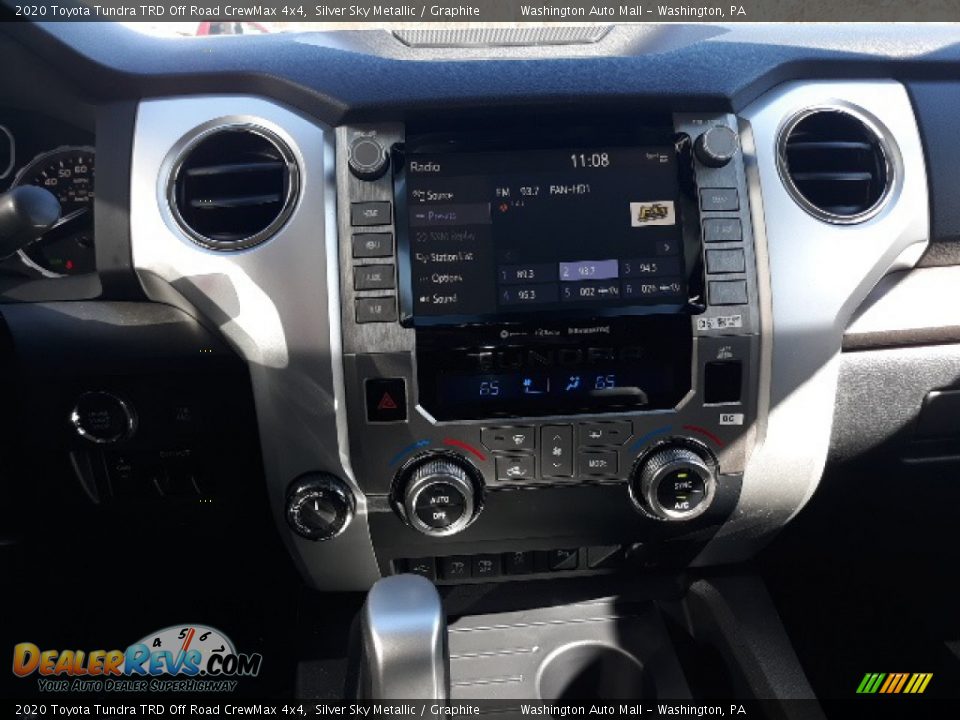 2020 Toyota Tundra TRD Off Road CrewMax 4x4 Silver Sky Metallic / Graphite Photo #11